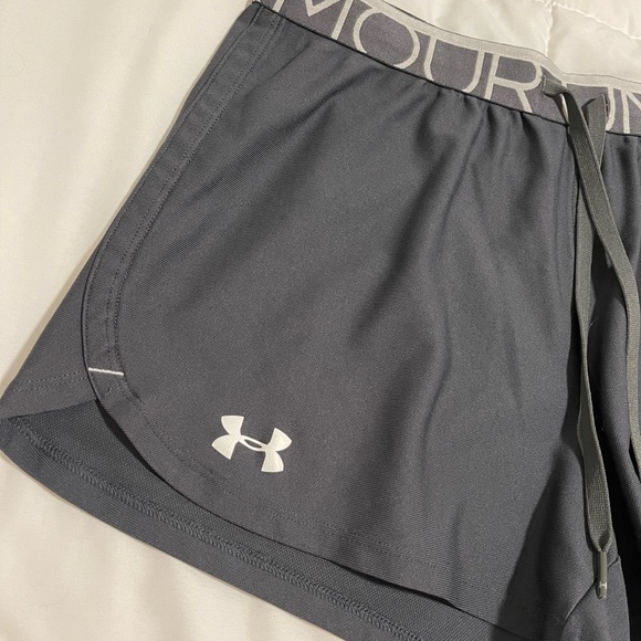 Charcoal Gray Under Armour Workout Shorts - Picture 2 of 7